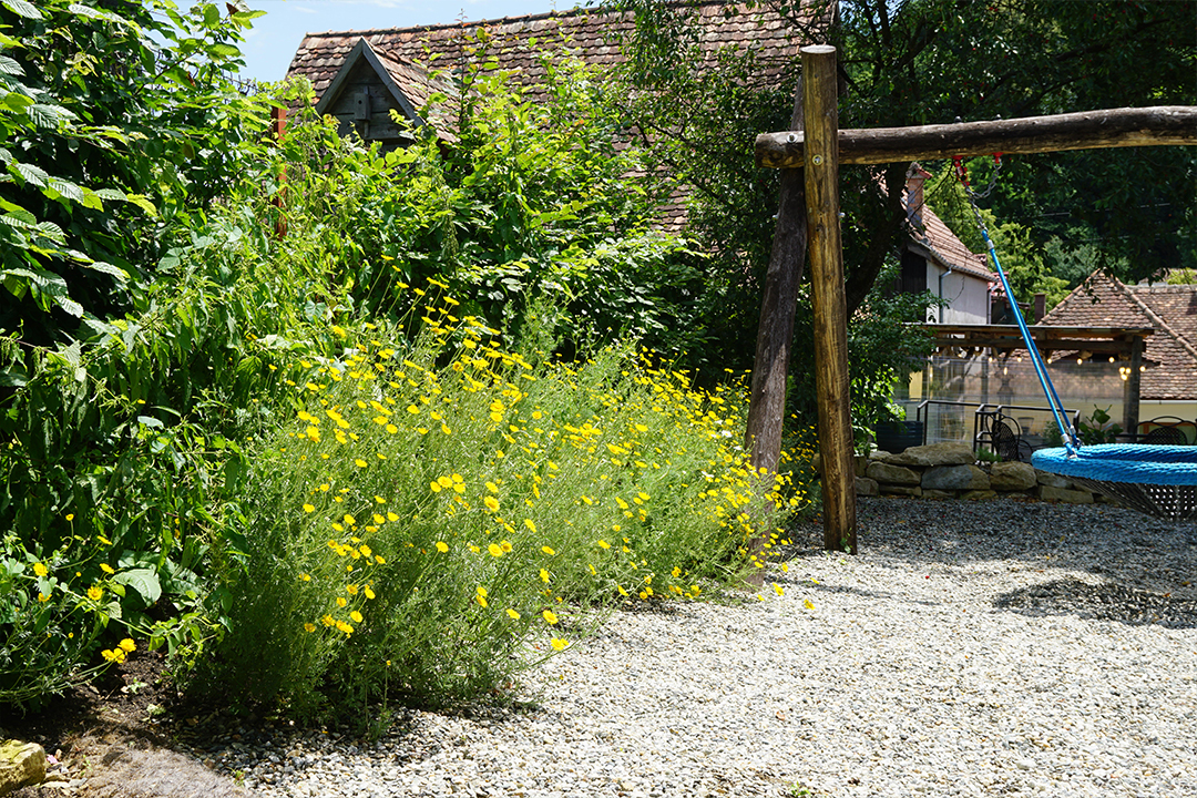 Privatgarten Agora Michelsberg Rumänien