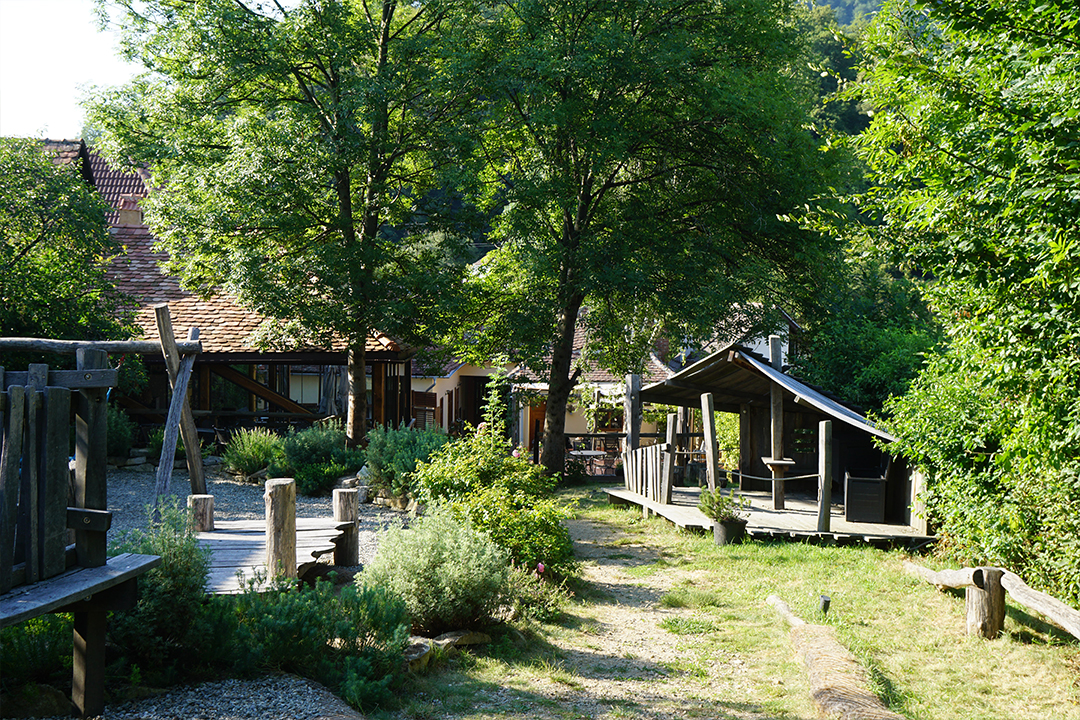 Privatgarten Agora Michelsberg Rumänien